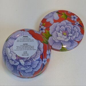 Vanilla Scented Soy Wax Candle Floral Design 2.5oz 💠$5 each or 3 for $13